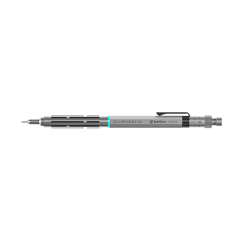 シャープペン AIMVISION PRO エイムビジョン ミネラルシルバー 0.5mm