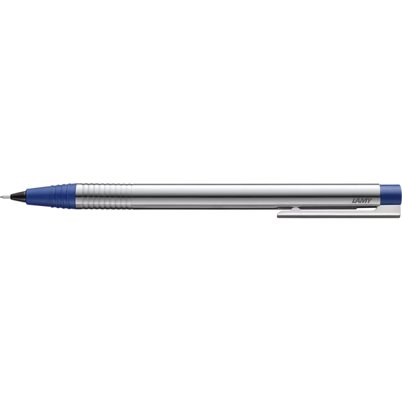 シャープペン ロゴ ステンレス ブルー 0.5mm