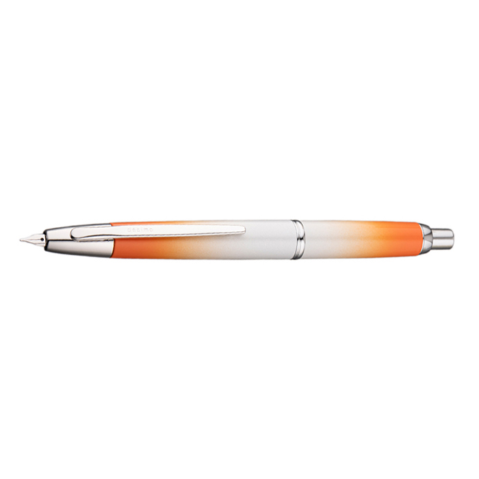 PILOT 万年筆 EF キャップレスデシモ STAsオレンジ