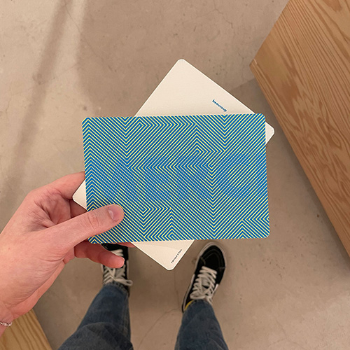 グリーティングカード Merci Cinetique