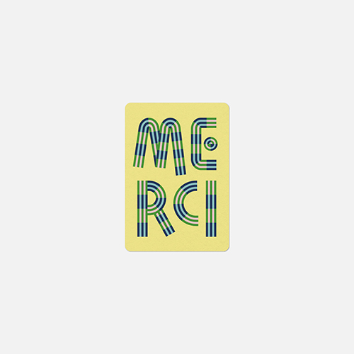 グリーティングカード MERCI NEVADA