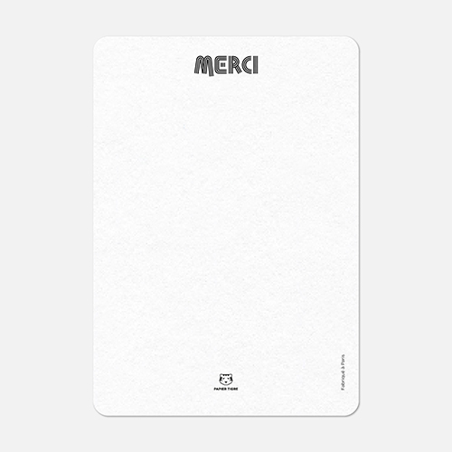 グリーティングカード MERCI NEVADA