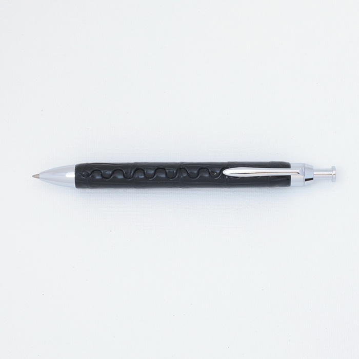 SHINARI ボールペン TACHIWAKI マットクロコ black | STAs -STATIONERY